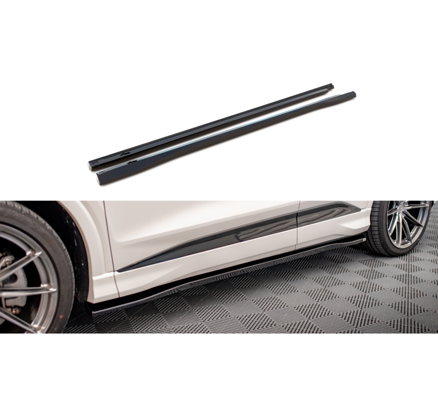 Maxton Design Side Skirts Diffusers Audi Q4 e-tron Sportback Mk1