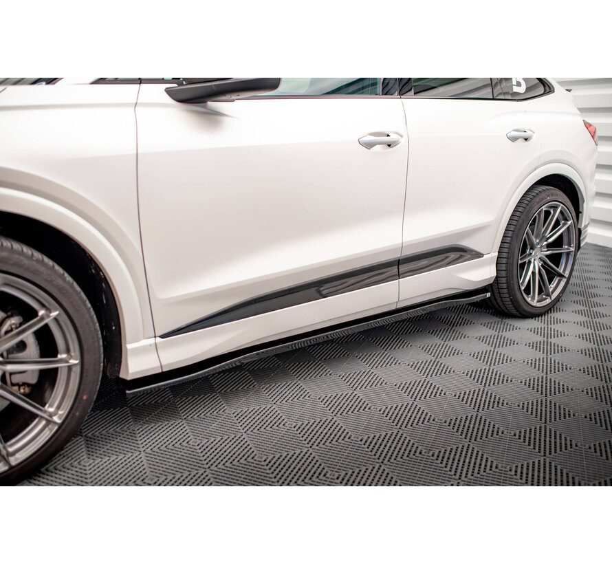 Maxton Design Side Skirts Diffusers Audi Q4 e-tron Sportback Mk1