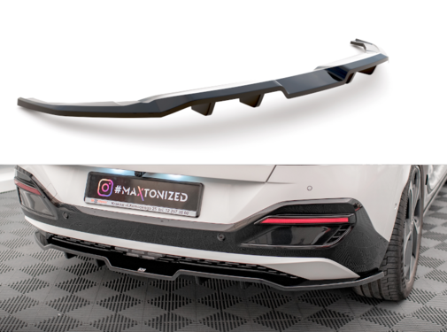 Maxton Design Maxton Design Central Rear Splitter (with vertical bars) Kia EV6 GT-Line Mk1