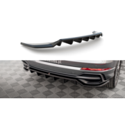 Maxton Design Maxton Design Central Rear Splitter (with vertical bars) Audi Q3 S-Line F3