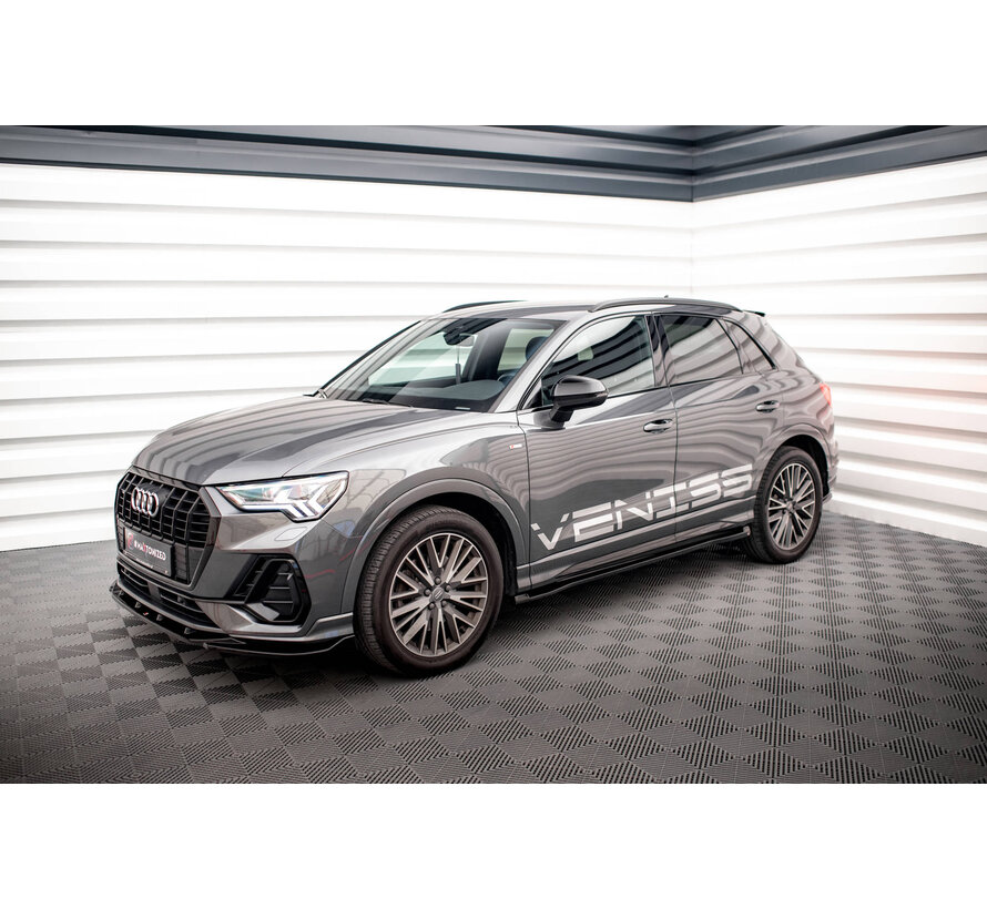 Maxton Design Side Skirts Diffusers Audi Q3 S-Line F3