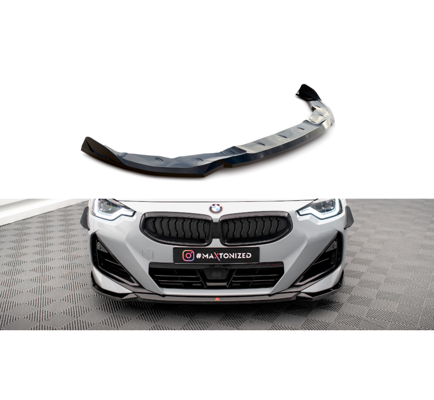 Maxton Design Front Splitter V.1 passend voor BMW 2 Coupe M-Pack / M240i G42