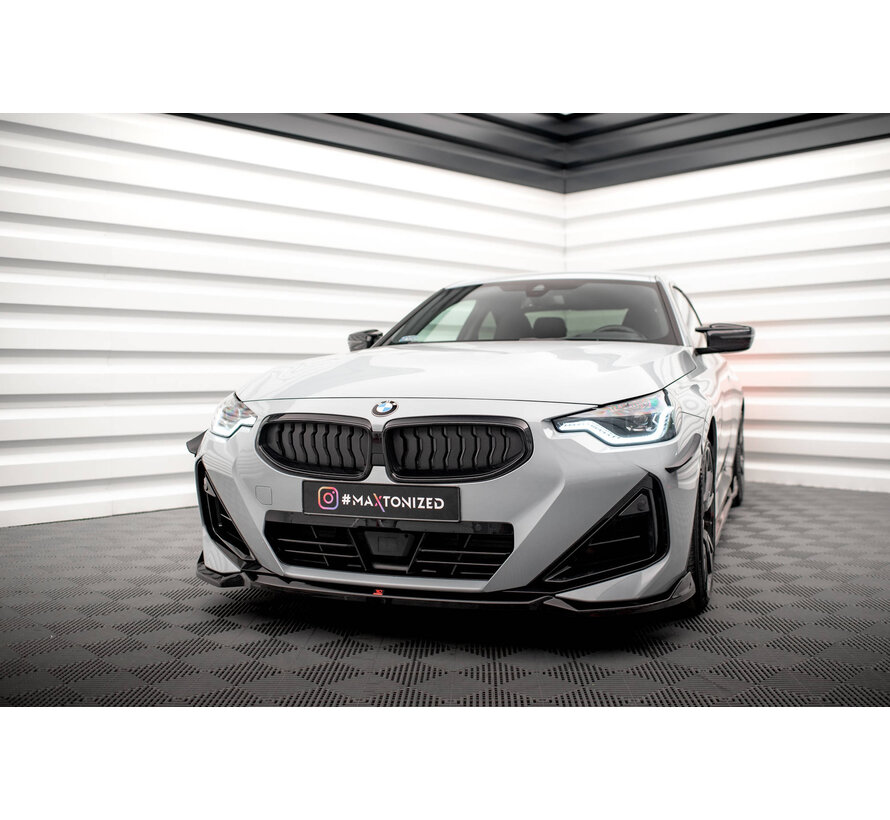 Maxton Design Front Splitter V.1 passend voor BMW 2 Coupe M-Pack / M240i G42