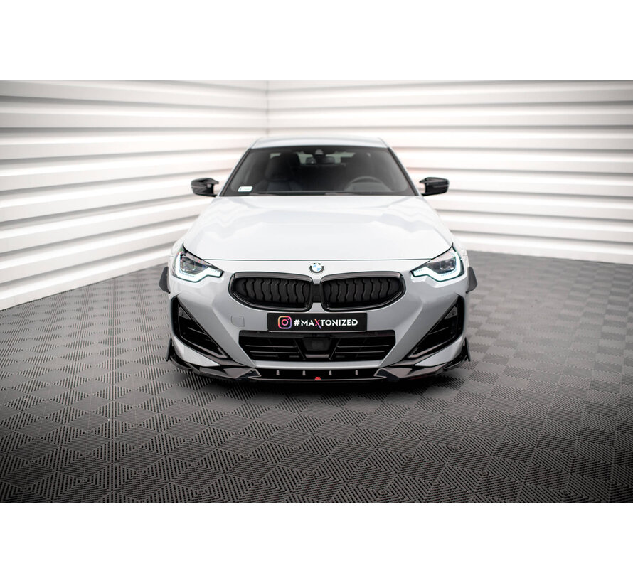 Maxton Design Front Splitter V.2 + Flaps BMW 2 Coupe M-Pack / M240i G42