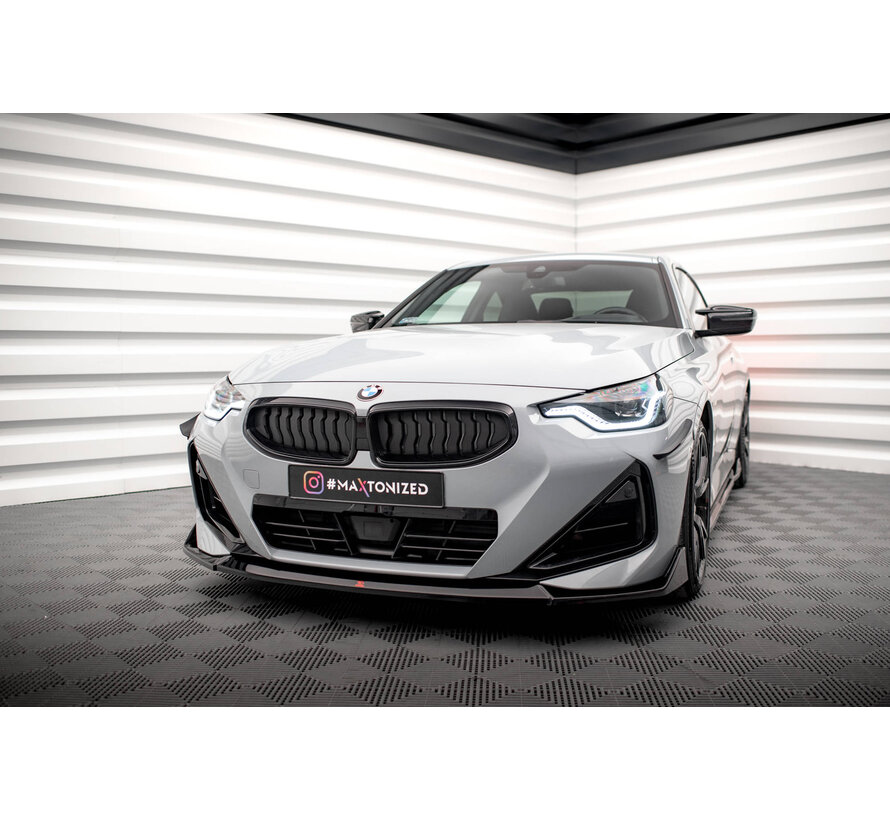 Maxton Design Front Splitter V.3 passend voor BMW 2 Coupe M-Pack / M240i G42