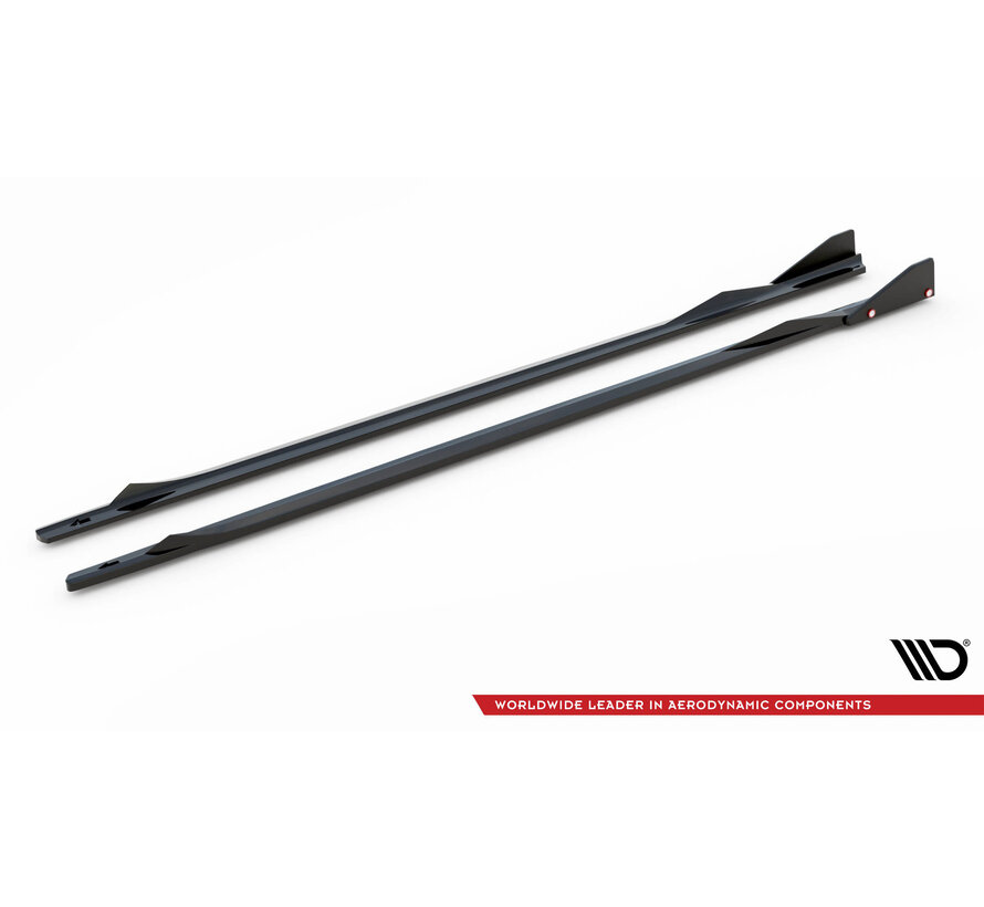 Maxton Design Side Skirts Diffusers V.2 + Flaps BMW 2 Coupe M-Pack / M240i G42