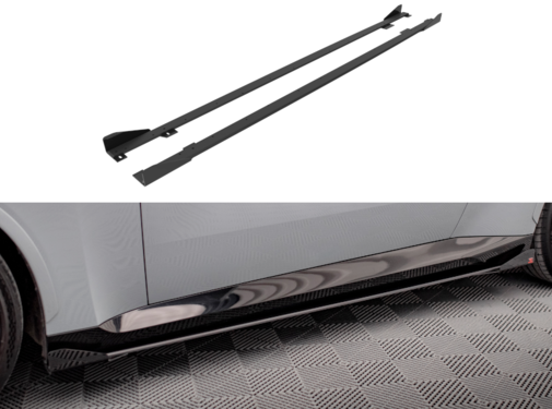 Maxton Design Maxton Design Street Pro Side Skirts Diffusers + Flaps BMW 2 Coupe M-Pack / M240i G42