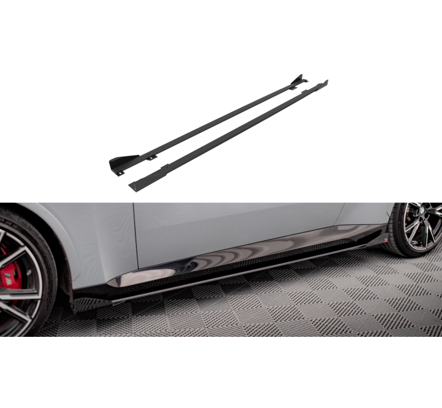 Maxton Design Street Pro Side Skirts Diffusers + Flaps BMW 2 Coupe M-Pack / M240i G42