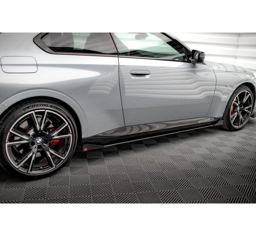 Maxton Design Street Pro Side Skirts Diffusers + Flaps BMW 2 Coupe M-Pack / M240i G42
