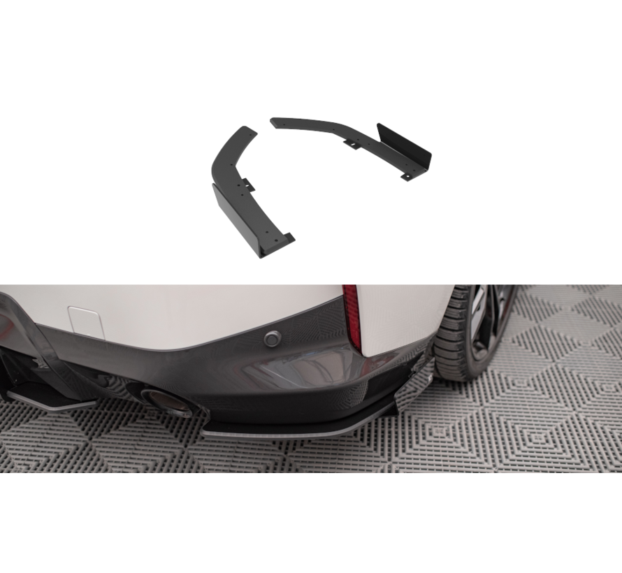 Maxton Design Street Pro Rear Side Splitters + Flaps BMW 2 Coupe M-Pack G42