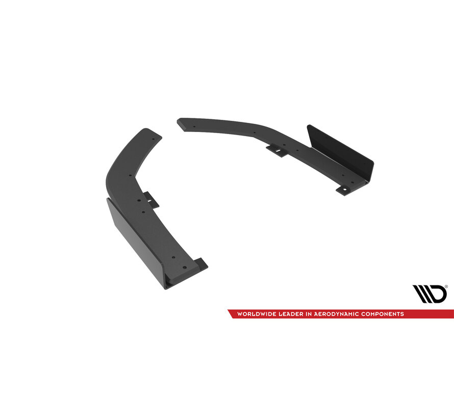 Maxton Design Street Pro Rear Side Splitters + Flaps BMW 2 Coupe M-Pack G42