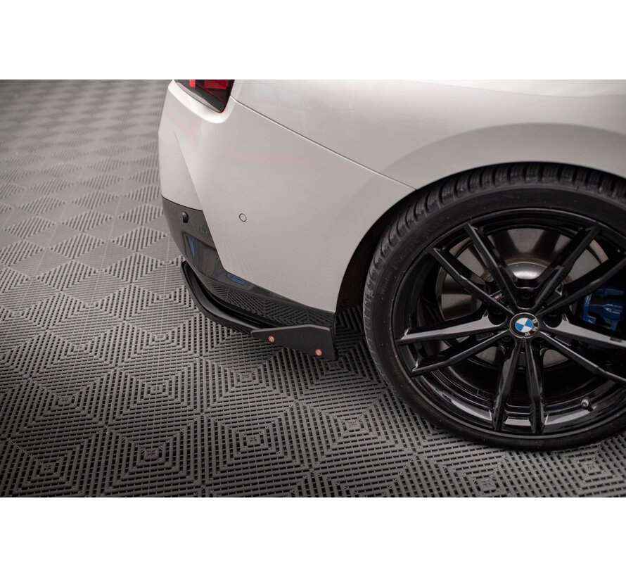 Maxton Design Rear Side Splitters V.2 + Flaps BMW 2 Coupe M-Pack G42