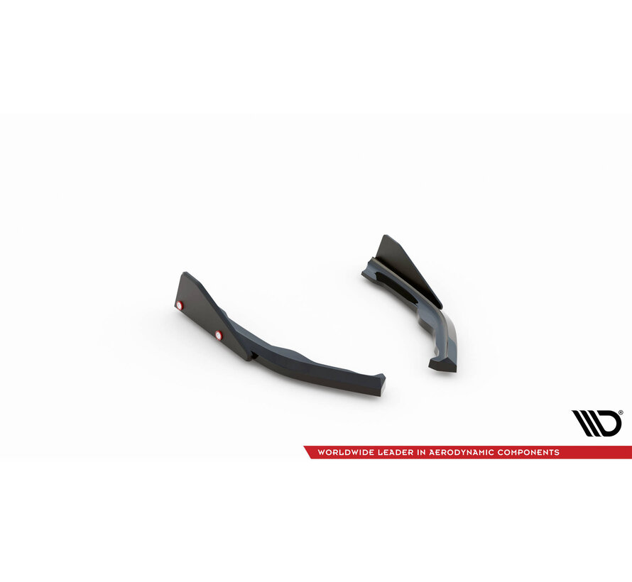 Maxton Design Rear Side Splitters V.2 + Flaps BMW 2 Coupe M-Pack G42