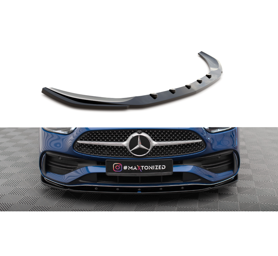 Maxton Design Front Splitter V.2 Mercedes-Benz C AMG-Line / 43 AMG W206