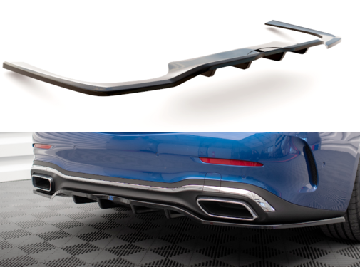 Maxton Design Maxton Design Central Rear Splitter (with vertical bars) Mercedes-Benz C AMG-Line W206