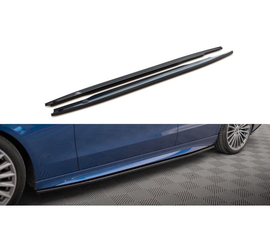 Maxton Design Side Skirts Diffusers Mercedes-Benz C AMG-Line / 43 AMG W206