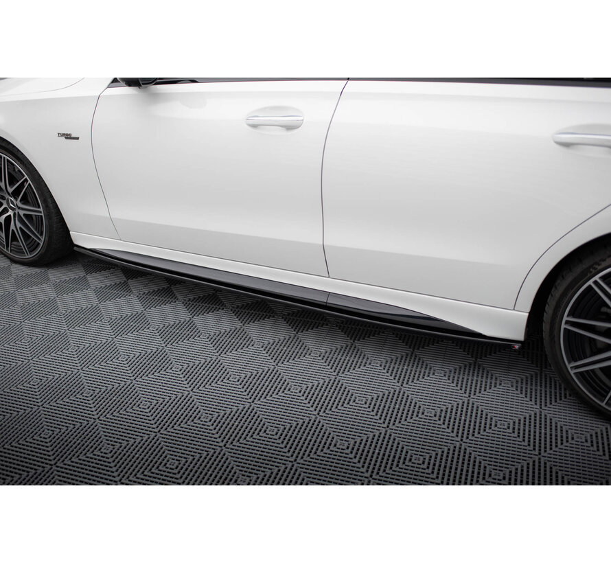 Maxton Design Side Skirts Diffusers Mercedes-Benz C AMG-Line / 43 AMG W206