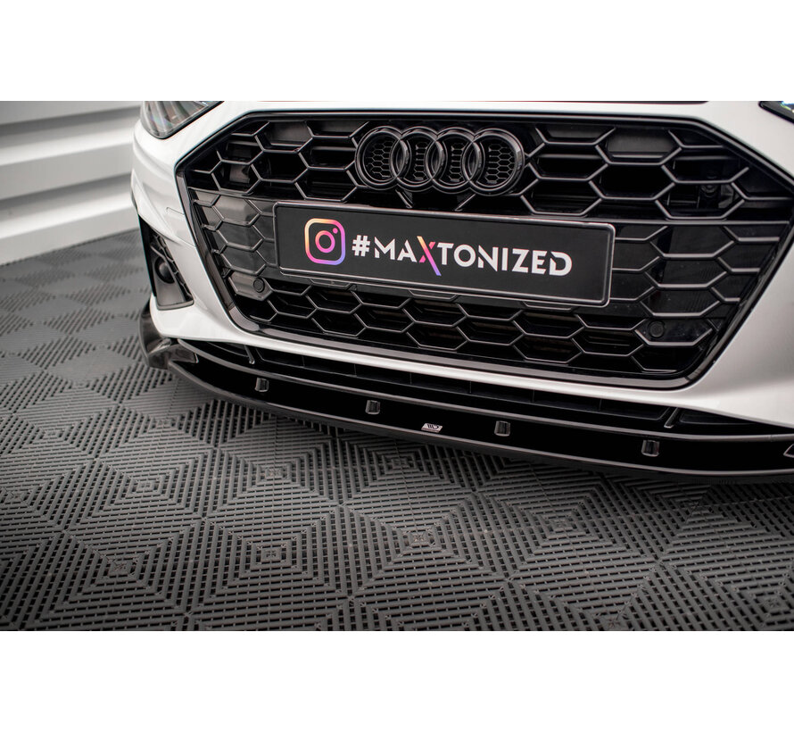 Maxton Design Front Splitter V.1 Audi A4 S-Line / S4 B9 Facelift