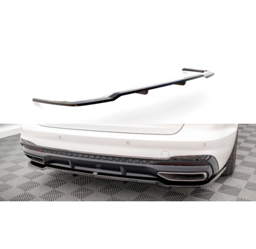 Maxton Design Maxton Design Central Rear Splitter (with vertical bars) V.1 Audi A4 S-Line B9 Facelift