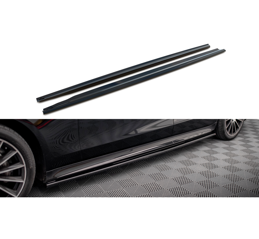 Maxton Design Side Skirts Diffusers Mercedes-Benz S Long AMG-Line V223