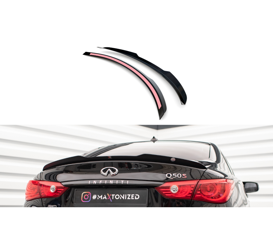 Maxton Design Spoiler Cap Infiniti Q50 S Mk1