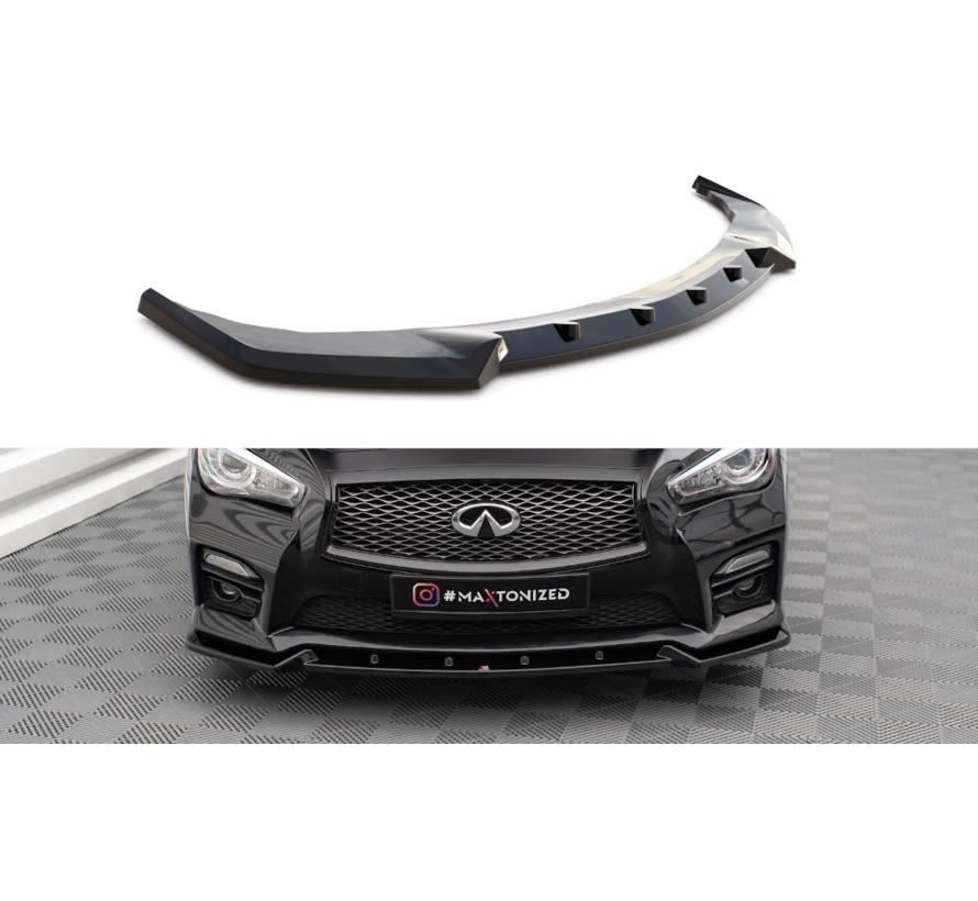 Maxton Design Front Splitter V.2 Infiniti Q50 S Mk1
