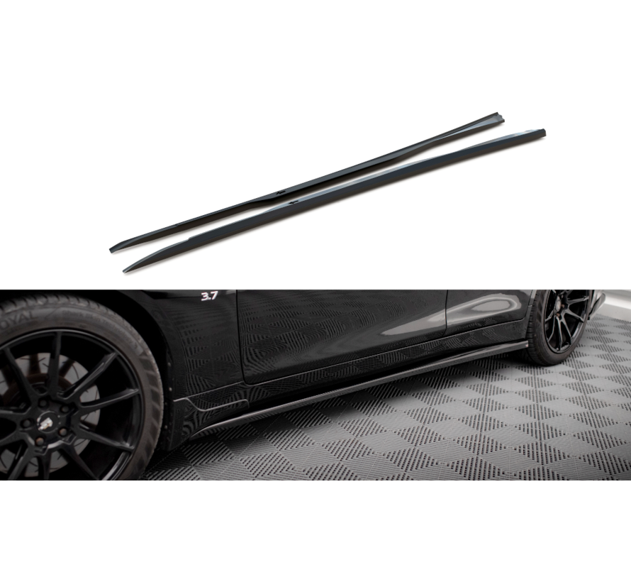 Maxton Design Side Skirts Diffusers V.1 Infiniti Q50 S Mk1