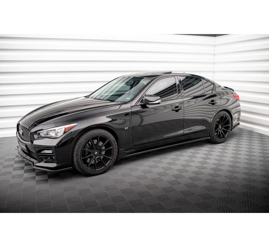 Maxton Design Side Skirts Diffusers V.1 Infiniti Q50 S Mk1