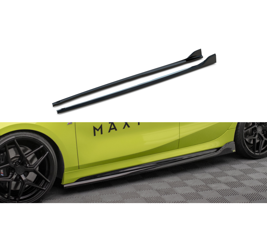 Maxton Design Side Skirts Diffusers V.5 for BMW 1 F40 M-Pack/ M135i