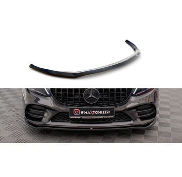 Maxton Design Maxton Design Front Splitter V.1 Mercedes-Benz C AMG Line Sedan / Coupe W205 / C205 Facelift