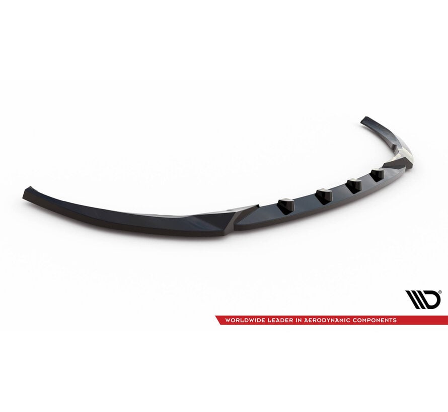 Maxton Design Front Splitter V.2 Mercedes-Benz C AMG Line Sedan / Coupe W205 / C205 Facelift