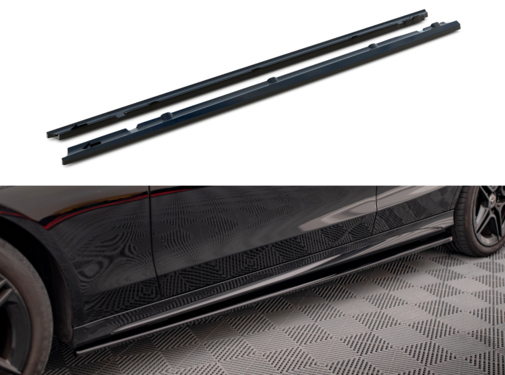 Maxton Design Maxton Design Side Skirts Diffusers Mercedes-Benz C43 / C AMG-Line Sedan W205 Facelift
