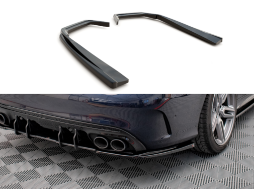 Maxton Design Maxton Design Rear Side Splitters Mercedes-AMG C 43 Sedan W205 Facelift