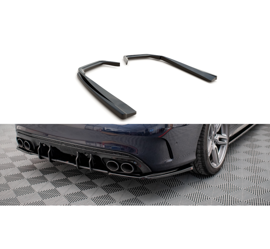 Maxton Design Rear Side Splitters Mercedes-AMG C 43 Sedan W205 Facelift