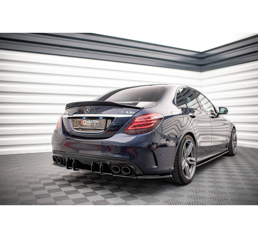 Maxton Design Street Pro Rear Diffuser Mercedes-Benz C 43 Sedan W205 Facelift