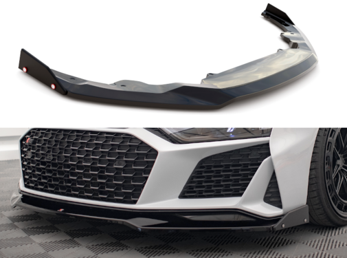 Maxton Design Maxton Design Front Splitter V.3 + Flaps Audi R8 Mk2 Facelift