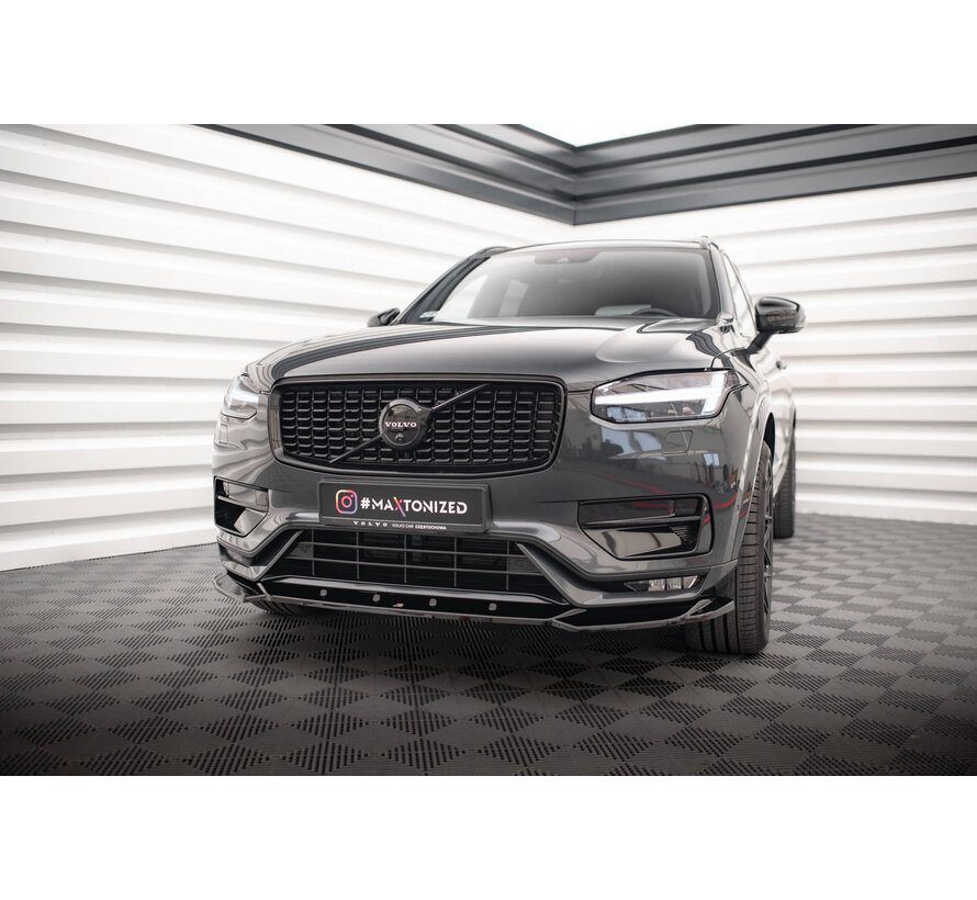 Maxton Design Front Splitter V.1 Volvo XC90 R-Design Mk2 Facelift