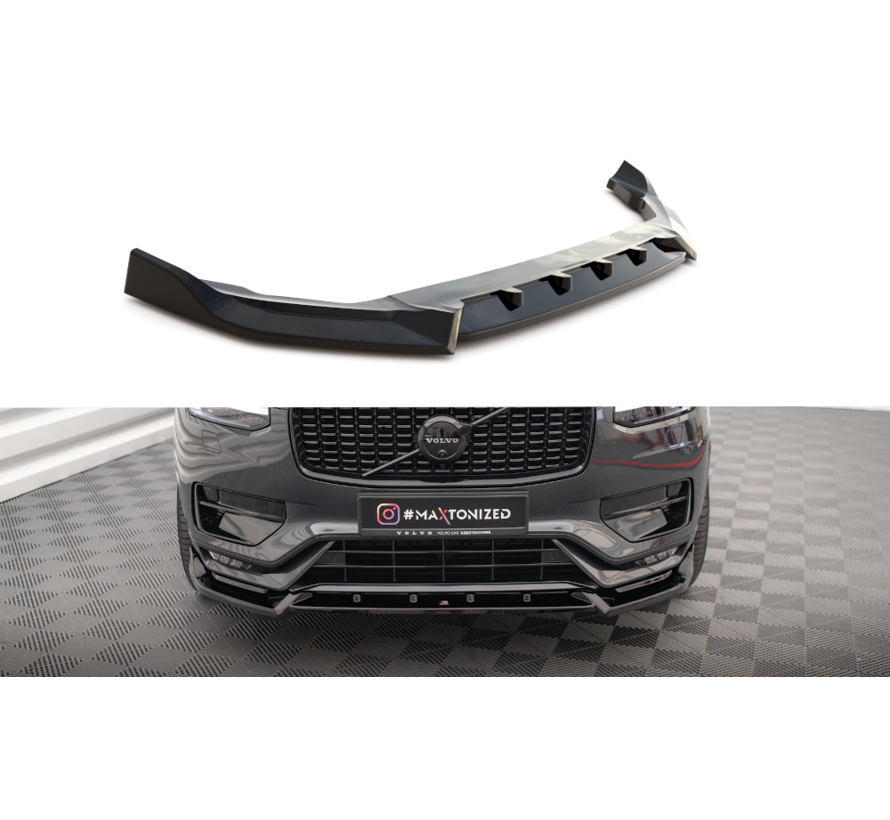 Maxton Design Front Splitter V.2 Volvo XC90 R-Design Mk2 Facelift