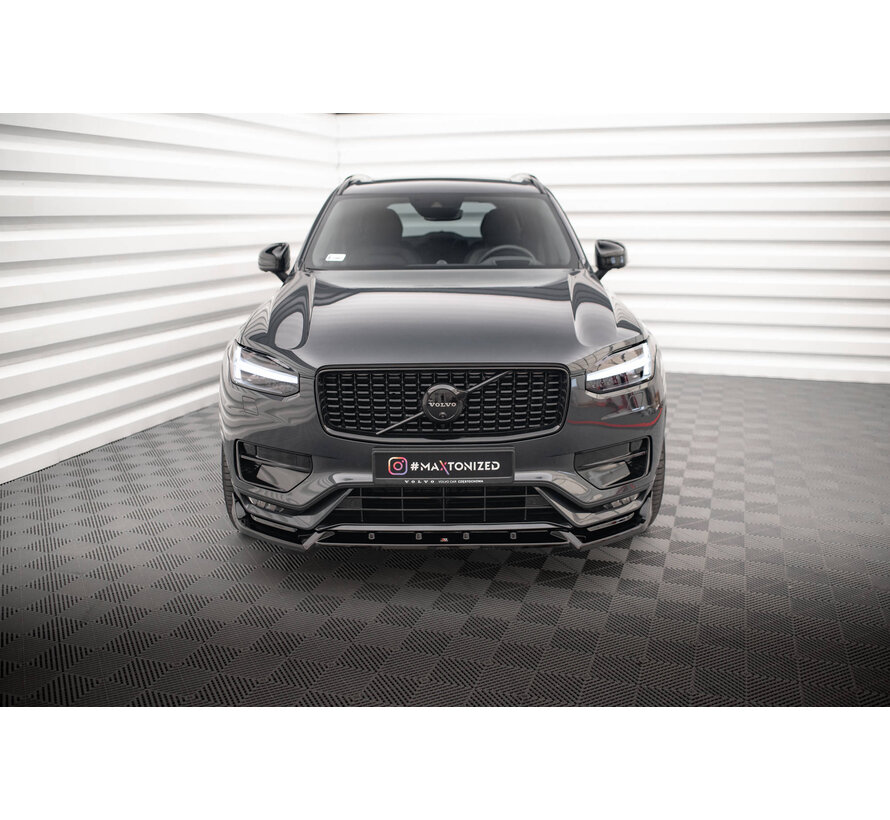 Maxton Design Front Splitter V.2 Volvo XC90 R-Design Mk2 Facelift