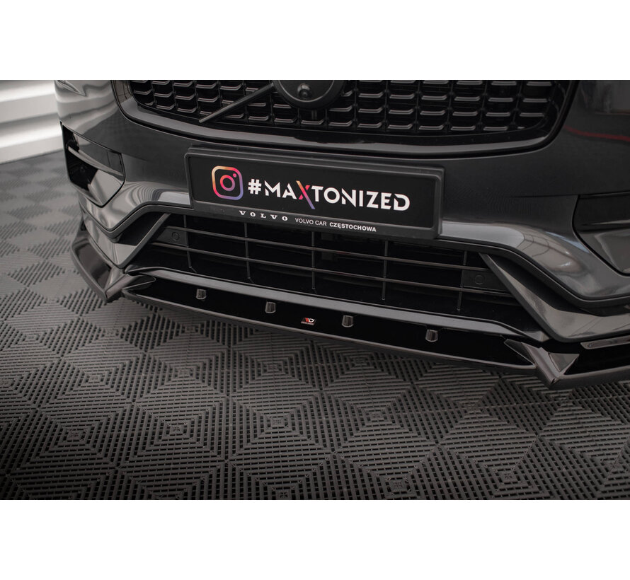 Maxton Design Front Splitter V.2 Volvo XC90 R-Design Mk2 Facelift