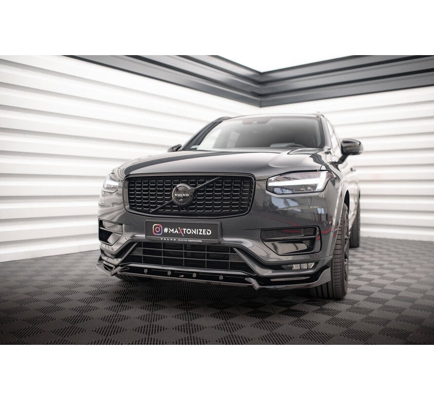 Maxton Design Front Splitter V.2 Volvo XC90 R-Design Mk2 Facelift