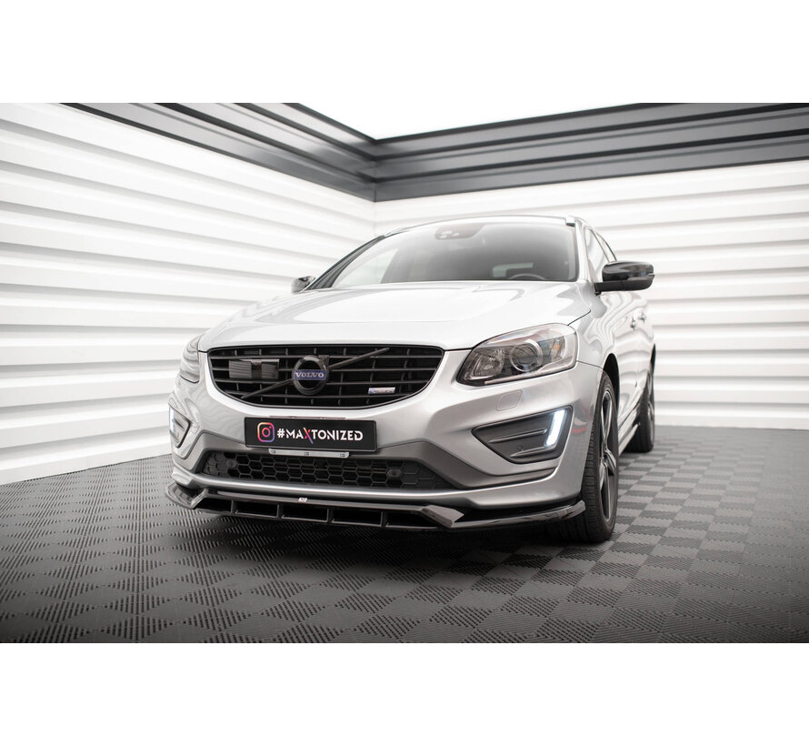 Maxton Design Front Splitter Volvo XC60 R-Design Mk1 Facelift