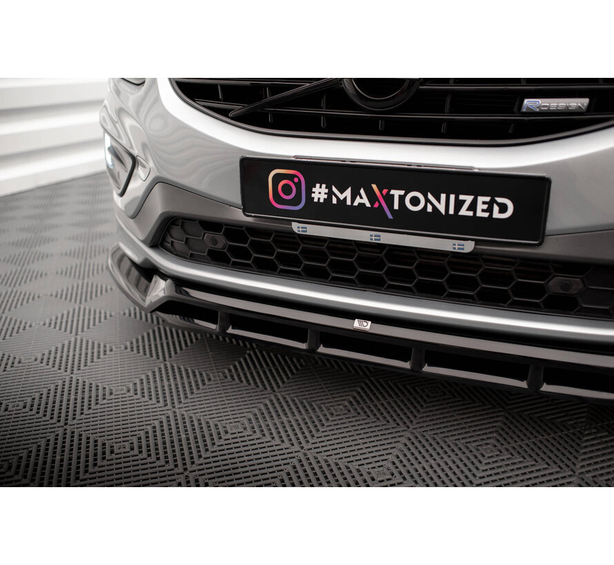 Maxton Design Front Splitter Volvo XC60 R-Design Mk1 Facelift