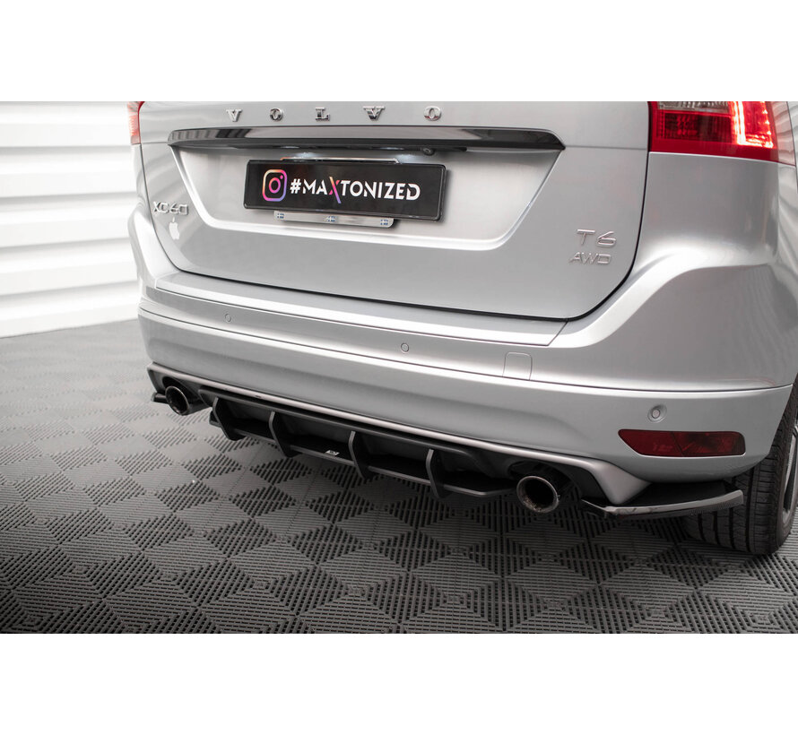 Maxton Design Street Pro Rear Diffuser Volvo XC60 R-Design Mk1 Facelift