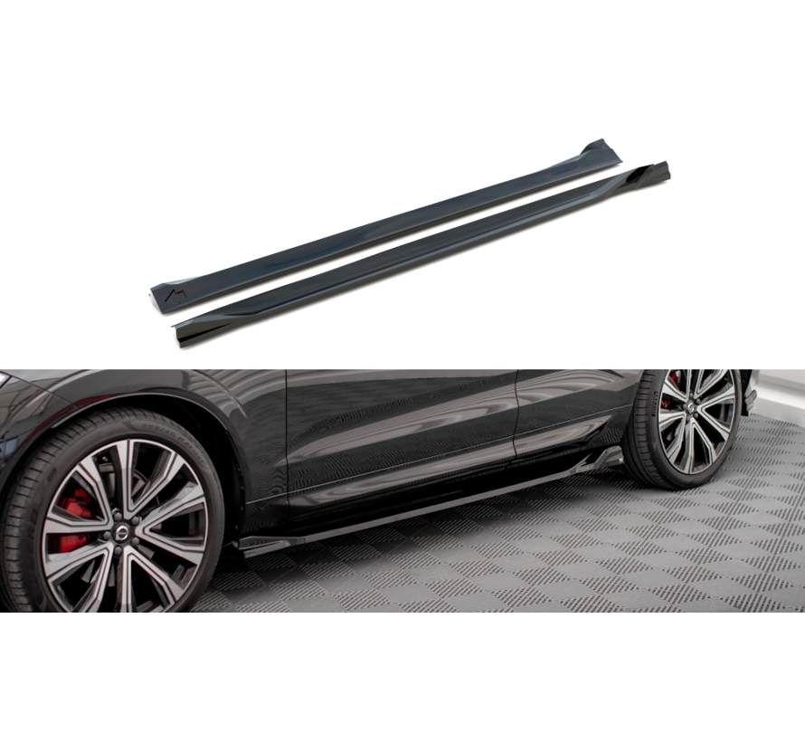 Maxton Design Side Skirts Diffusers Volvo XC60 R-Design Mk2 Facelift