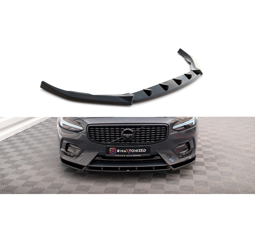 Maxton Design Front Splitter Volvo V90 / S90 R-Design Mk2