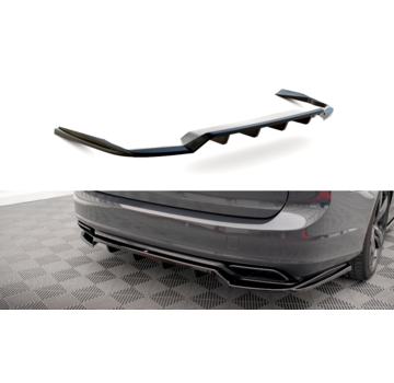 Maxton Design Maxton Design Central Rear Splitter (with vertical bars) Volvo V90 / S90 R-Design Mk2