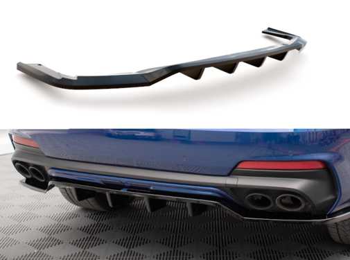 Maxton Design Maxton Design Central Rear Splitter (with vertical bars) Maserati Levante GTS Mk1