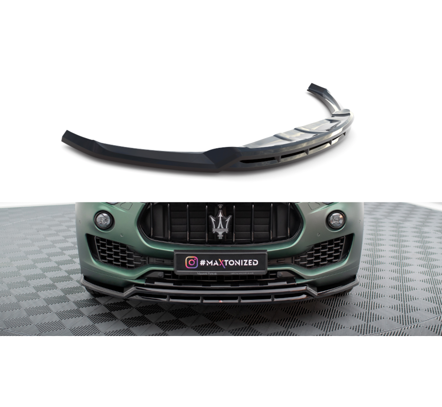 Maxton Design Front Splitter V.2 Maserati Levante Mk1