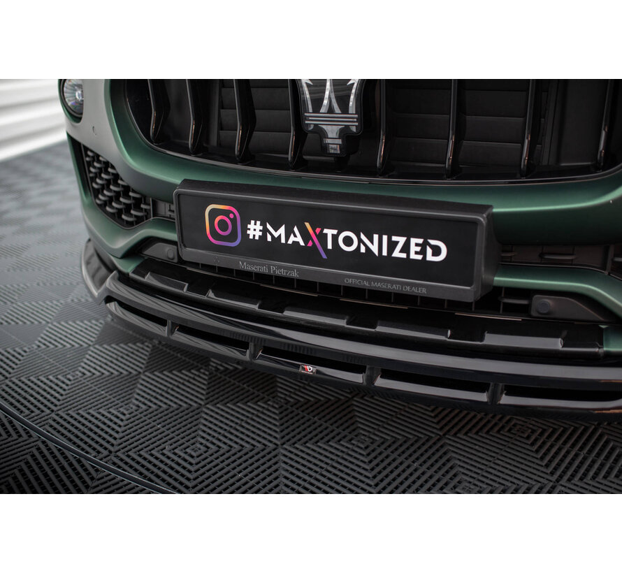 Maxton Design Front Splitter V.2 Maserati Levante Mk1